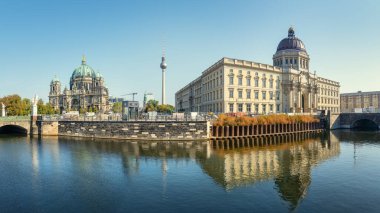 panoramik Berlin şehir merkezi