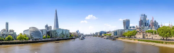 Vista Panorâmica Londres Partir Ponte Torre — Fotografia de Stock