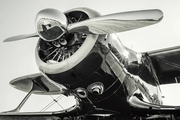 Пропелер Історичного Літака — стокове фото