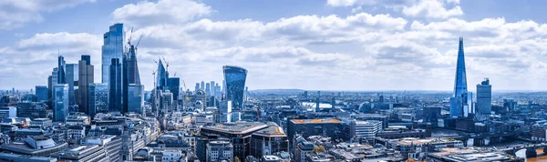 Panoramisch Uitzicht Skyline Van Londen — Stockfoto