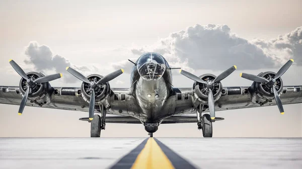 Historical Bomber Runway — 스톡 사진