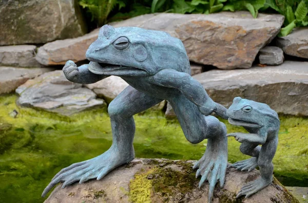 Sculpture of a frog