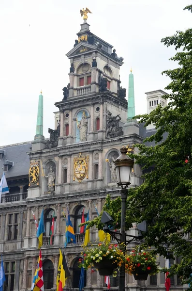 Townhall i Antwerpen — Stockfoto