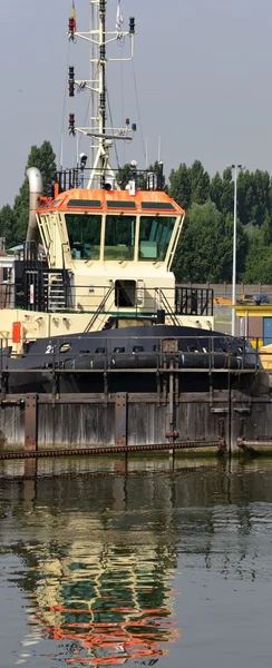 Ein Boot am Trockendock — Stockfoto