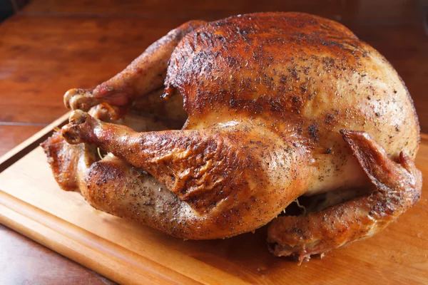 Roasted Whole Turkey Hot Out of the Oven Royalty Free Stock Photos