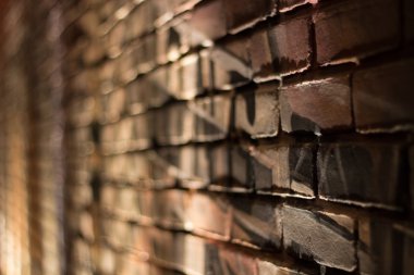 Bricked Wall Stage Lights Macro Background clipart