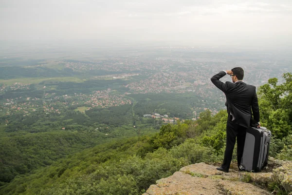 Iş fırsatı gelen tatil başarı işadamı — Stok fotoğraf