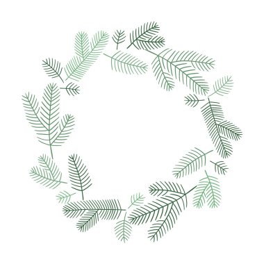 El yapımı ladin çelengi. Noel ve yeni yıl kartpostalları ve dekorasyonları için mükemmel. Sıcak, neşeli bir ruh hali..