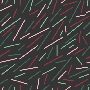 Vektör çizgileri, kusursuz desen. Baskı, arkaplan, şablon, web sayfaları ve tekstil deseni için tasarım ögesi.