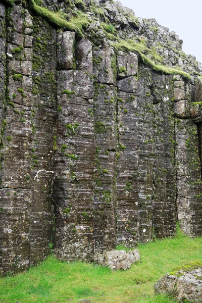 Close up van basalt kolommen — Stockfoto