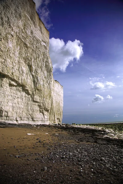 Los acantilados en la playa Birling Gap — Foto de Stock