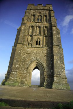 glastonbury Tor dikey görünüm