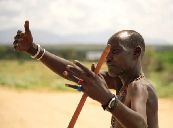 Chefe de Samburu — Fotografia de Stock