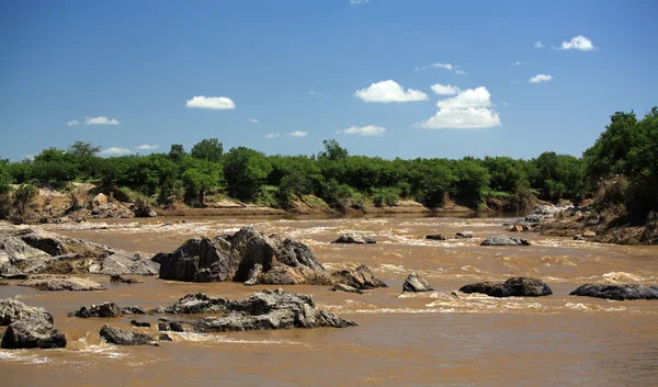 View up Mara River — Stock Photo, Image