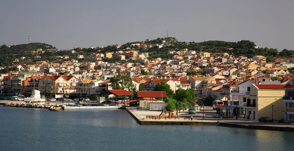 Met het oog op argostoli kefalonia — Stockfoto