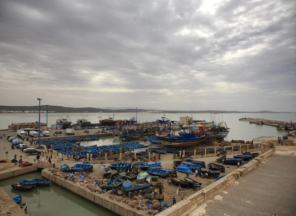 Porto di lavoro a Essaouira — Foto Stock