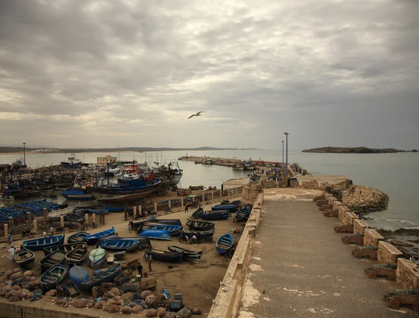 Vista sul porto di Essaouira — Foto Stock