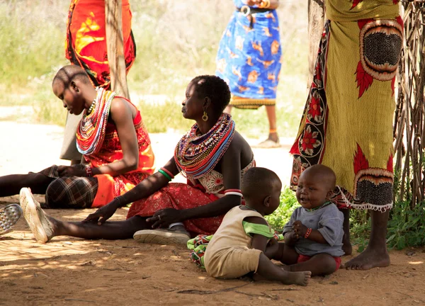 Samburu enfants jouer — Photo