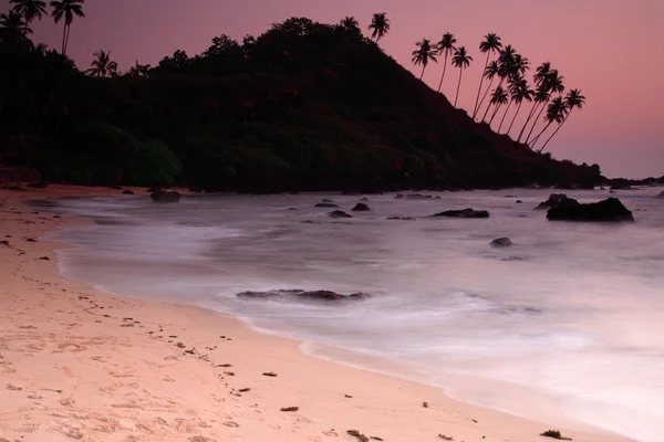 Cola beach sunset — Stock Photo, Image