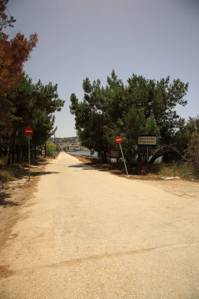 Camino al Puente de Drapano — Foto de Stock