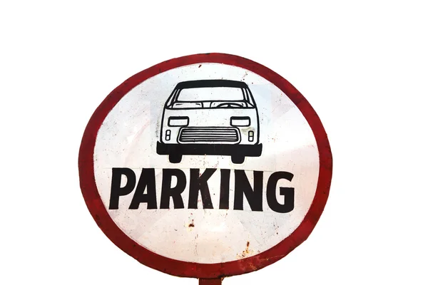 Parkovací značka goa Indie — Stock fotografie