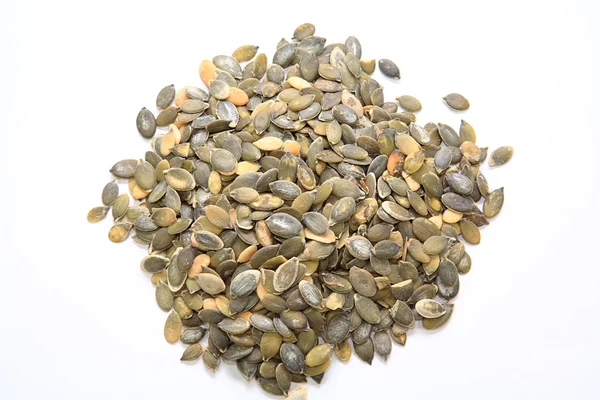 Kupie nasiona dyni — Zdjęcie stockowe