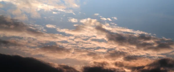Vue panoramique d'une clairière orageuse — Photo