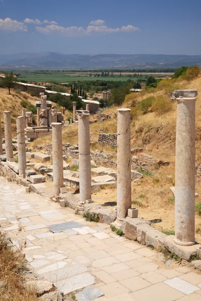 Marmeren weg Efeze Turkije — Stockfoto