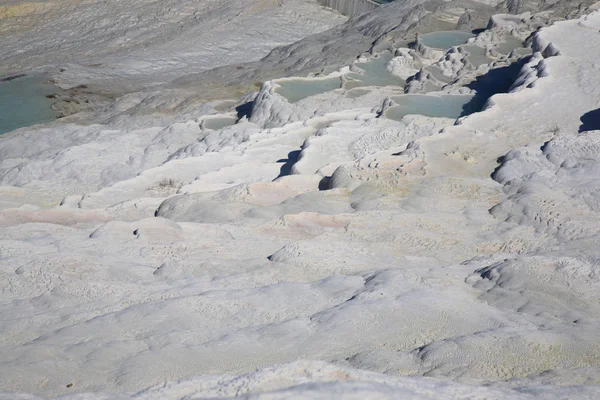 Die weißen Terrassen bei pumakkale — Stockfoto