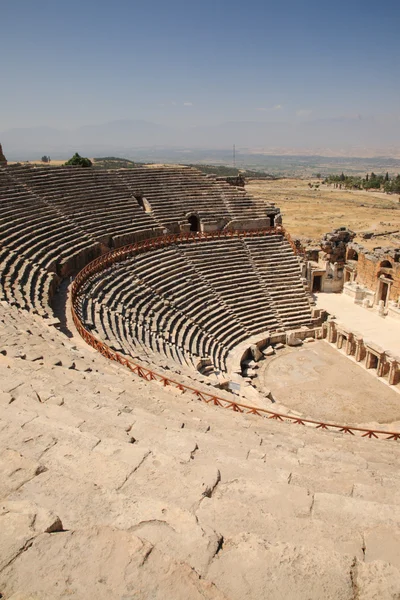 Teatru în aer liber la Hierapolis Turcia — Fotografie, imagine de stoc