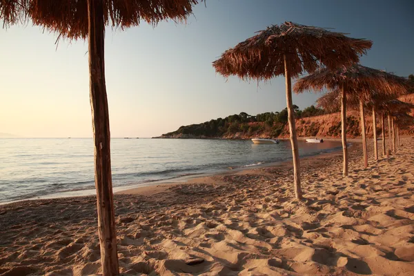 ag paraskevi beach, skaithos gün batımında