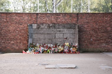 Execution wall, Auschwitz clipart