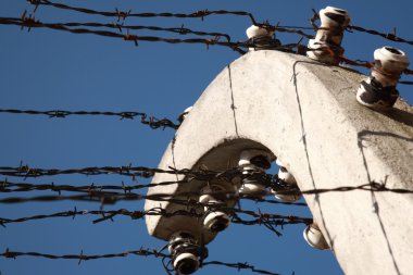 dikenli tel, auschwitz yakın çekim