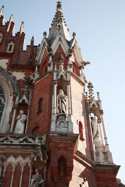 Dekorativa spiran av st joseph's kyrka, krakow — Stockfoto