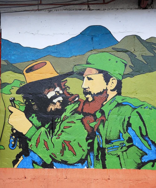 Che Guevara y El Castro — Foto de Stock