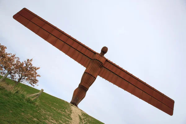The red Angel of the North — Stock Photo, Image