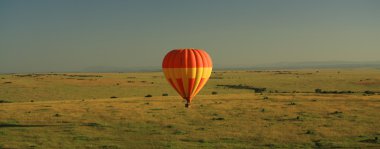 sıcak hava balonu masai mara'sona