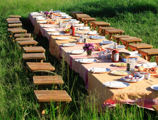 Bush breakfast — Stock Photo, Image