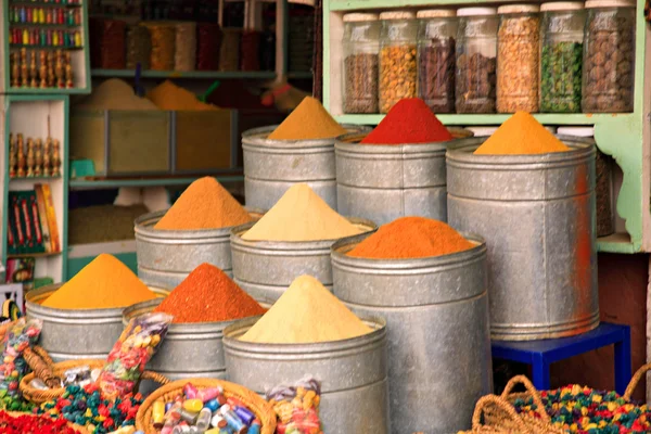 Tienda de especias Marrakech — Foto de Stock