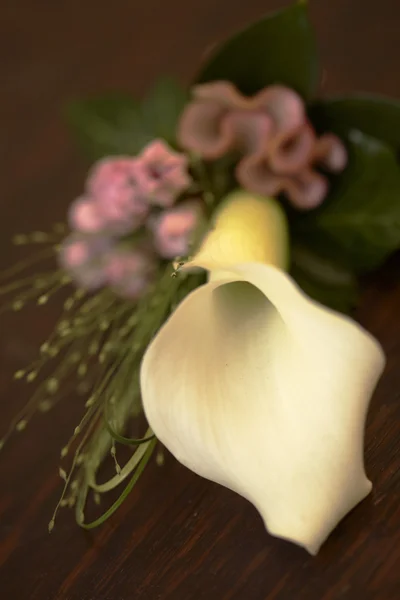 Flores de corpete de casamento — Fotografia de Stock