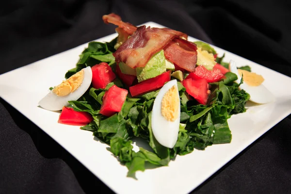 Summer bacon salad — Stock Photo, Image