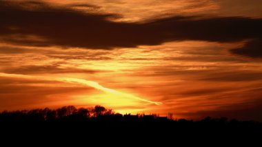 Turuncu günbatımı