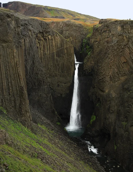 Tall Waterfall Iceland