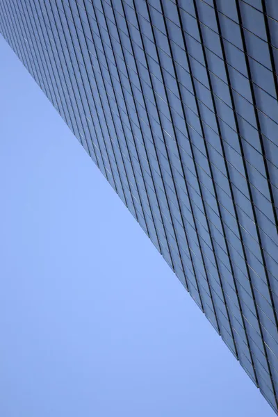 Construção de vidro e metal, Nova Iorque — Fotografia de Stock