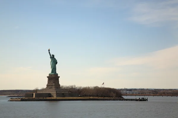 De iconische statue of liberty Stockfoto