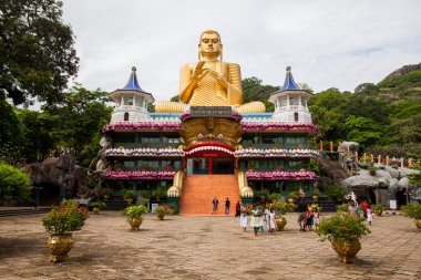 Buda heykeli, dambulla, sri lanka