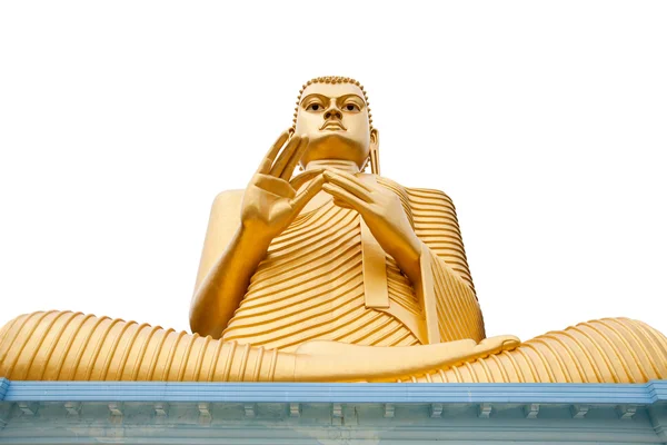 Будда изолирован на белом — стоковое фото