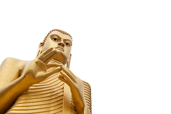 Boeddha geïsoleerd op wit — Stockfoto