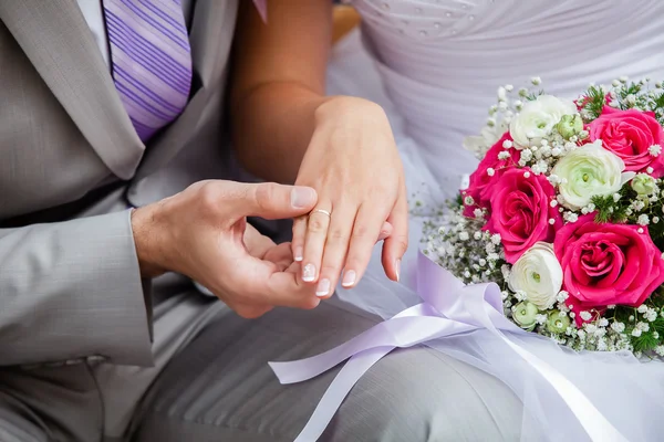 Gerade verheiratet — Stockfoto