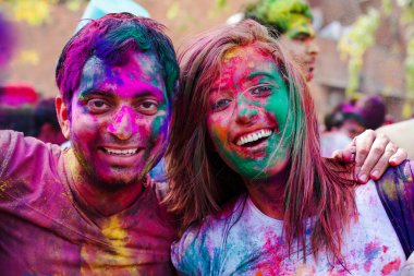 Holi Festivali kutlamaları içinde Hindistan